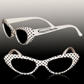 White Polka Dot Funky Children's Sunglasses